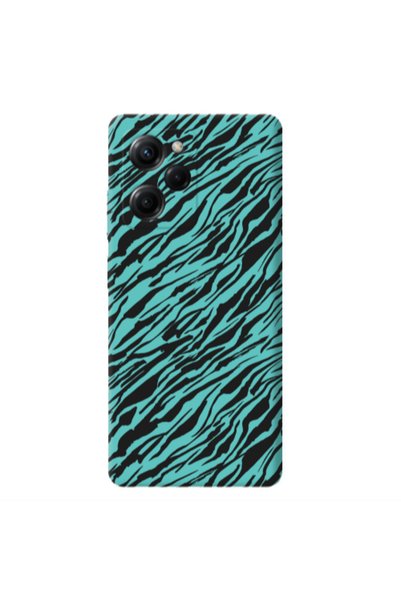 Other Xiaomi Poco X5 Pro Black zebra Turquoise Colored Silicone TPU Θήκη