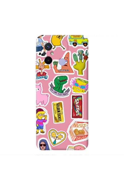Other Xiaomi Redmi 12C best cartoons Pink Colored Silicone TPU Θήκη