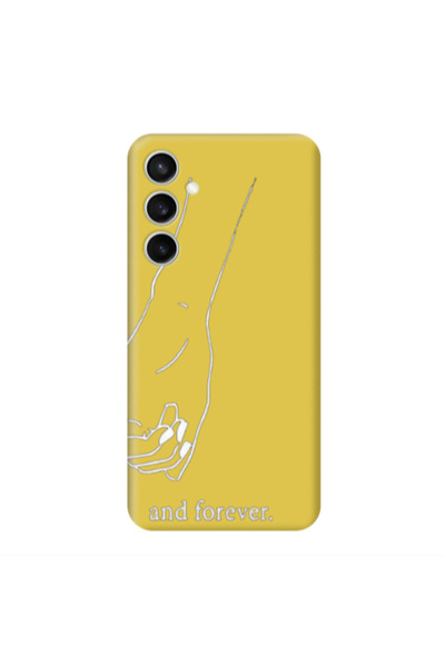 Other Samsung S24 Plus And forewer Yellow Colored Silicone TPU Θήκη