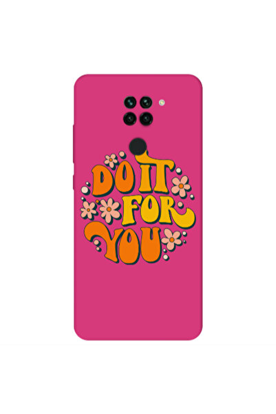 Other Xiaomi Redmi Note 9 Do it For You Fuchsia Colored Silicone TPU Θήκη