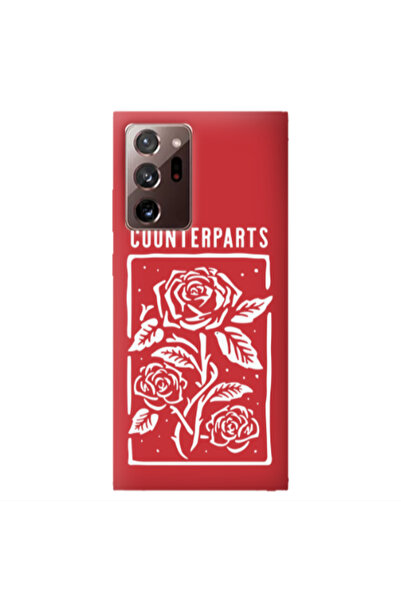 Other Samsung Note 20 Plus Counterparts Red Colored Silicone TPU Θήκη