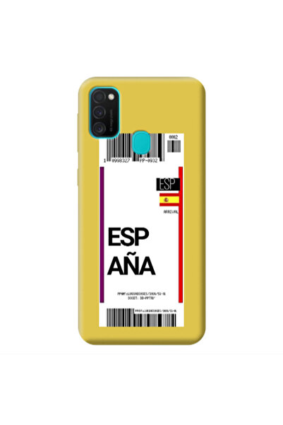 Other Samsung M21 Espana Arrival Yellow Colored Silicone TPU Θήκη