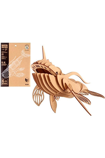 OEM Puzzle 3D din Lemn Peste Magic Kun Pro Kids model spatial 6+