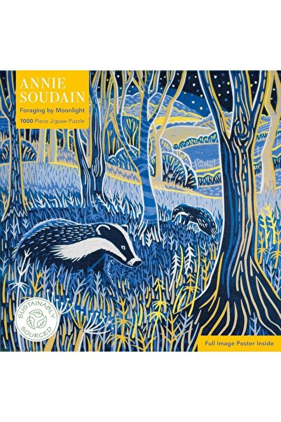 Flame Tree Puzzle Foraging by Moonlight Annie Soudain, joc de puzzle cu poste...