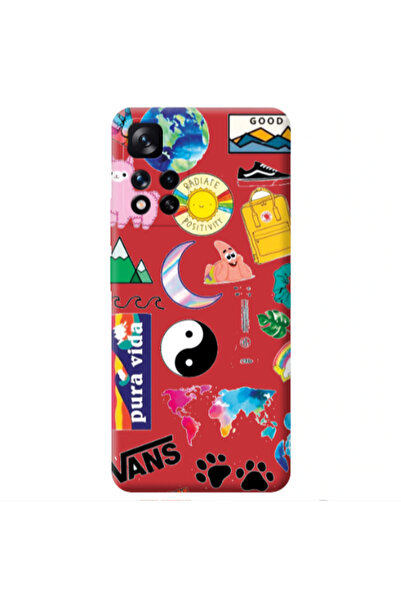 Other Xiaomi Redmi Note 11 Pro 5G Vans Red Colored Silicone TPU Θήκη