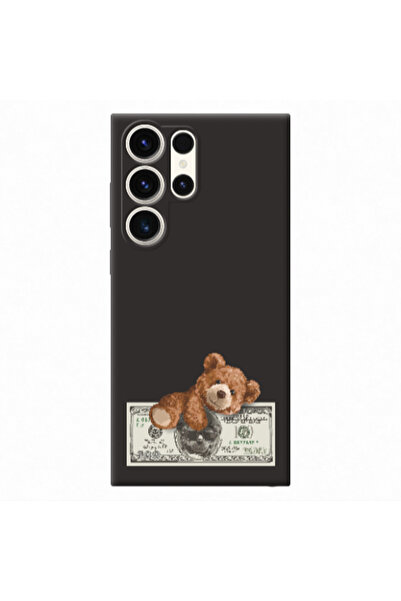Other Samsung S23 Ultra Money Style Black Colored Silicone TPU Θήκη