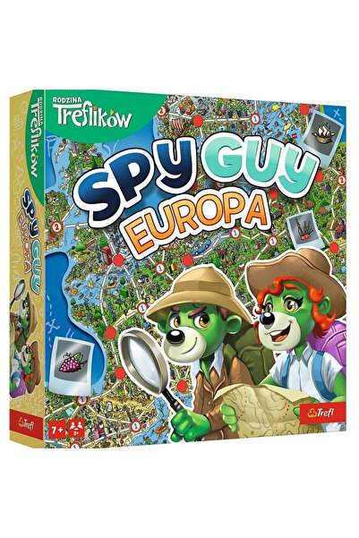 Trefl Joc de societate Spy Guy Europa, joc detectiv, pentru 2+ jucatori, 7+ a...