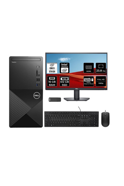 Dell Vostro 3030MT Core i3 12100 16GB RAM 512GB SSD 23.8" FHD FreeDOS N6001VD...
