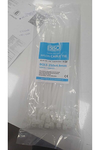 250x4.8mm kablo bağı