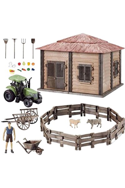 OEM Set agricol DIY pentru copii - Fermă cu figurine și accesorii, Maksik