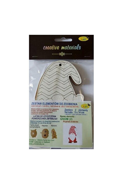 OEM Galeria Hobby Set de decorare din placaj BN Gnom 9x14 cm 2 bucăți