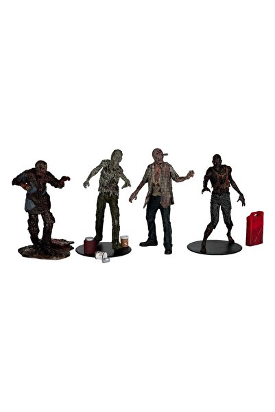 OEM Figurine Aktiune The Walking Dead Set 4 Zombi 13 cm, Multicolor
