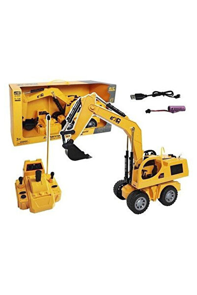 OEM Excavator ADAR cu telecomandă RC, cu roți, USB, 45 cm, 5 funcții