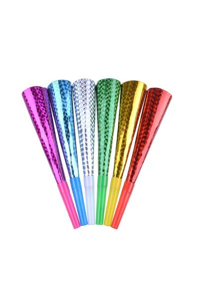 OEM Arpex Trompete holografice 3 bucăți. colorate, 19 cm