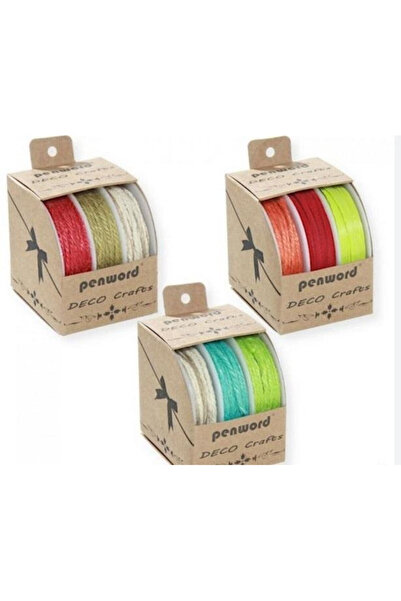 OEM Sfoara decorativă 3 culori Penword – blister 55x68 mm