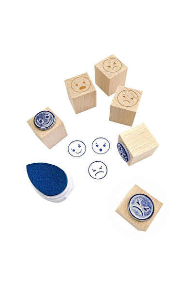 OEM Ștampile Emoționale Colorado – set de ștampile educative din lemn 3+