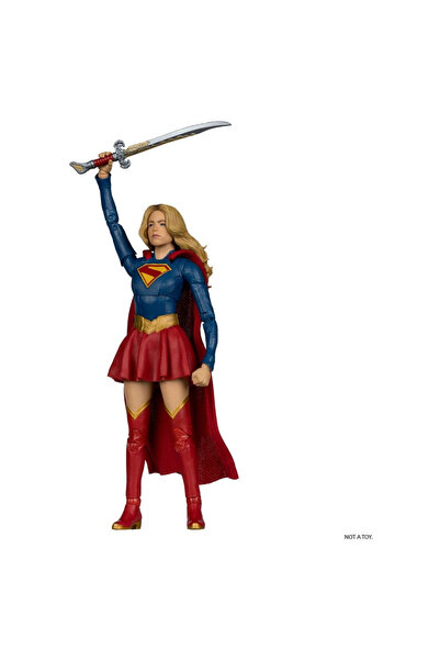 OEM Supergirl și Baby Krypto – figurină Deluxe din filmul DC, 17 cm