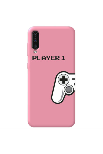 Other Samsung A70 Player 1 Pink Colored Silicone TPU Θήκη