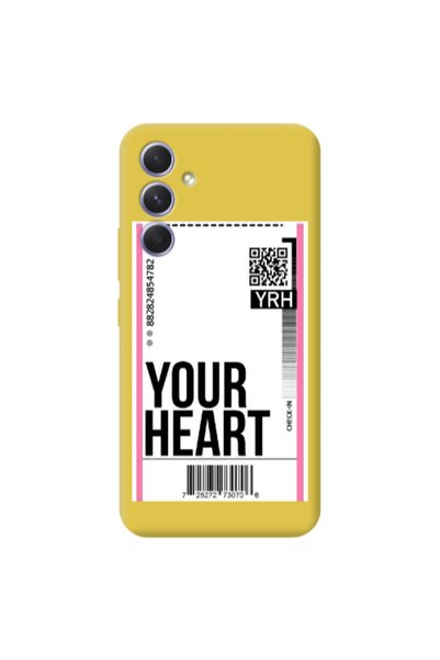 Other Samsung A26 Your Heart YRH Yellow Colored Silicone TPU Θήκη