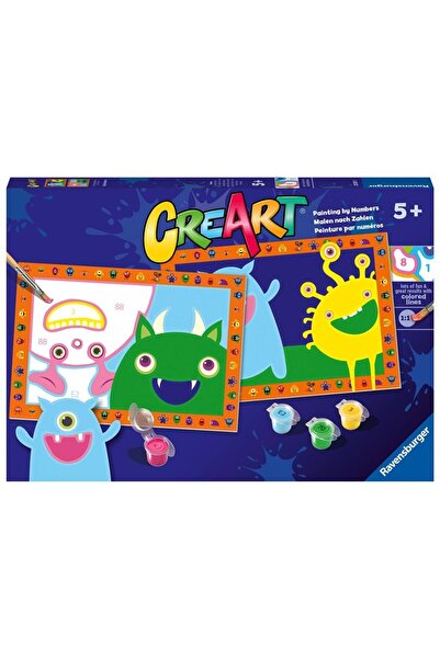 RAVENSBURGER Set de pictura, Ravensburger, 5 Ani, Monstri, Multicolor