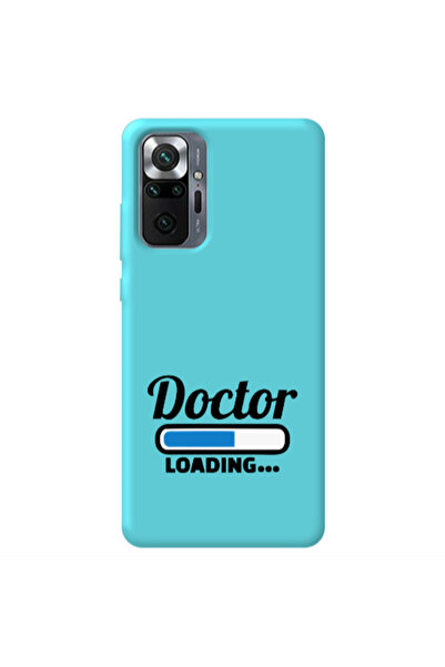 Other Xiaomi Redmi Note 10 Pro 4G Doctor Loading Turquoise Colored Silicone T...