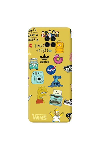 Other Xiaomi Redmi Note 9 Pro Mixed up 3 Yellow Colored Silicone TPU Θήκη