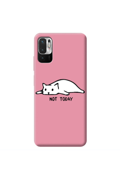 Other Xiaomi Redmi Note 10 Pro 5G Not Today Pink Colored Silicone TPU Θήκη