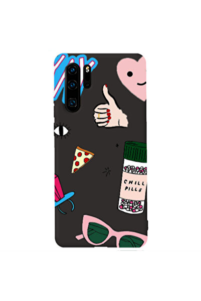 Other Huawei P30 Pro Chill Black Colored Silicone TPU Θήκη