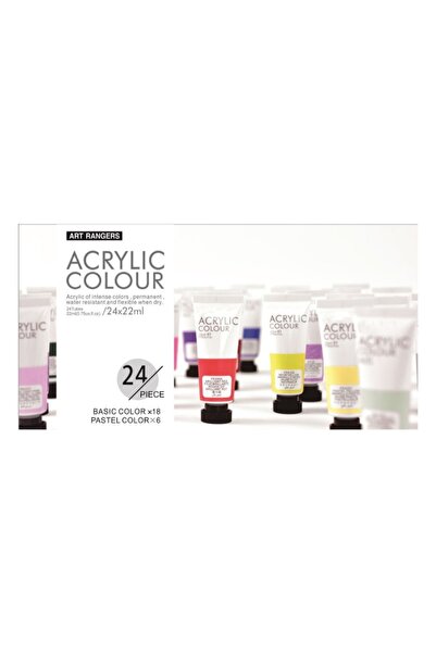 MC Micostore Culori acrilice Magi-Wap Art Rangers, 24 culori x 22ml, culori d...