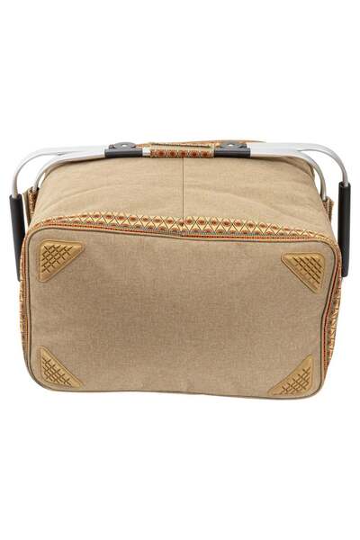 AL SANIDI Najdi Patterned Insulated Cooler Bag 48L - Keeps Food Fresh or Cold...