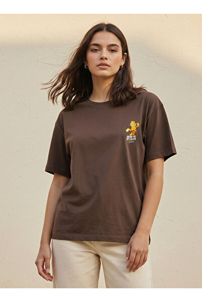 SP Characters Garfield Boxy Fit Cotton T-shirt