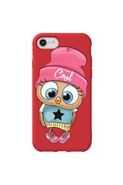 Other Apple iPhone SE 2020 Cool Star Red Colored Silicone TPU Θήκη
