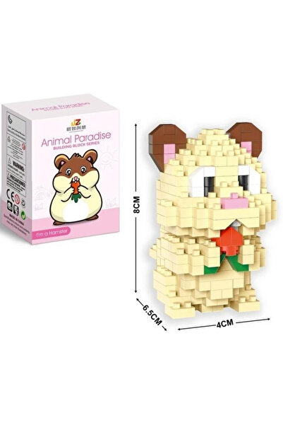 OEM Micro caramizi JZ Animal Paradise hamster cu morcov set 320 bucăți