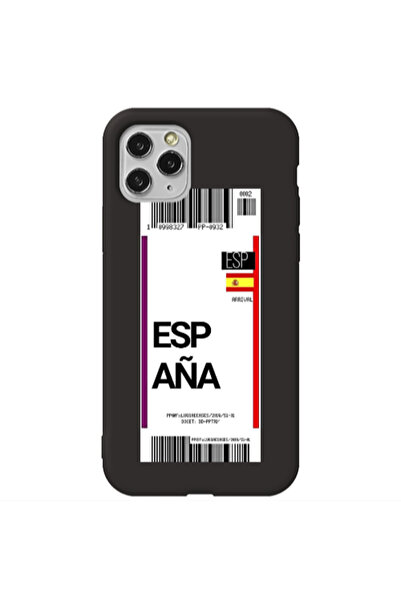 Other Apple iPhone 11 Pro Max Espana Arrival Black Colored Silicone TPU Θήκη