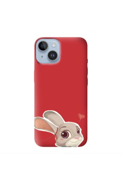 Other Apple iPhone 14 Plus Valentines 16 Red Colored Silicone TPU Θήκη