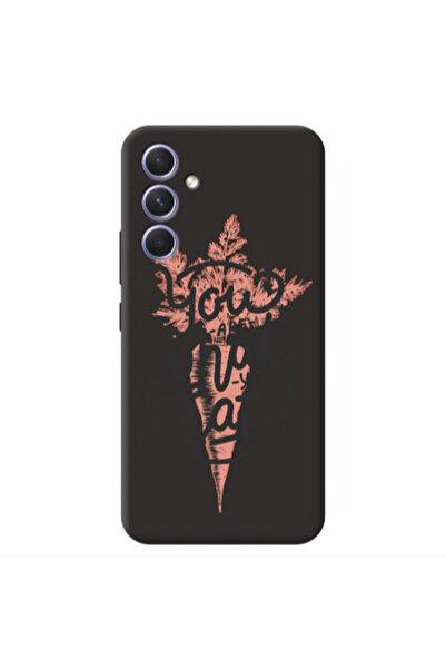 Other Samsung A54 You are What You Eat Black Colored Silicone TPU Θήκη