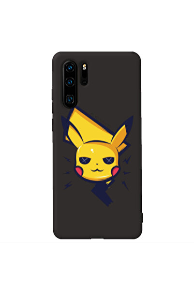 Other Huawei P30 Pro Pikachu Black Colored Silicone TPU Θήκη