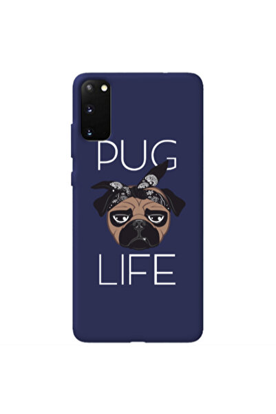 Other Samsung S20 Pug Life Dark blue Colored Silicone TPU Θήκη