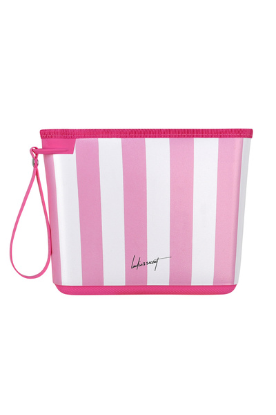 GALB LEATHER Pink Tr1 Stylish and Functional Multi-Purpose Makeup Bag