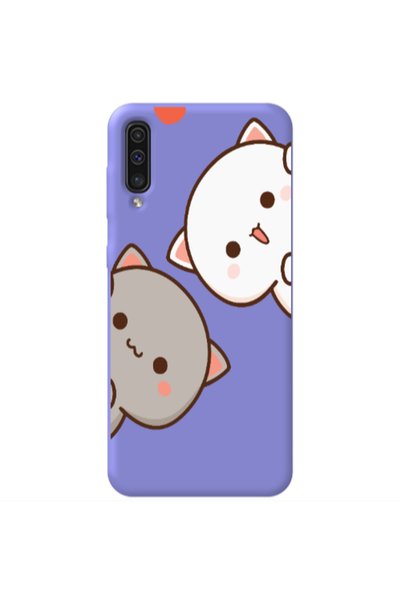 Other Samsung A70 We are here Purple Colored Silicone TPU Θήκη