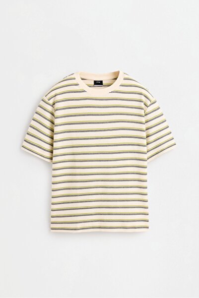 LEFTIES Çizgili t-shirt