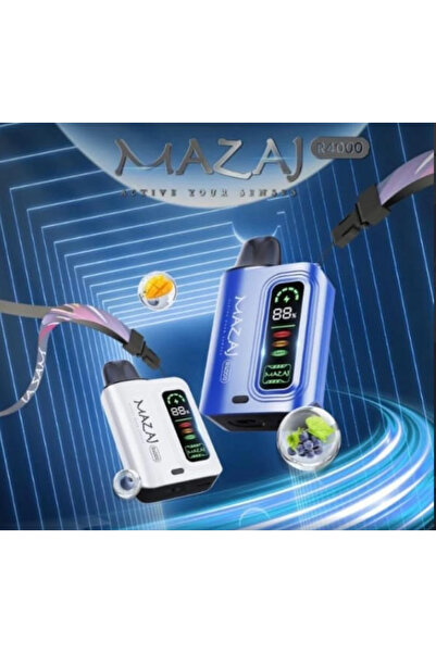 Mazaj بطارية مزاج 4000R من شركة مزاج المنتج جهاز بطارية فقط Device R 4000 Puffs