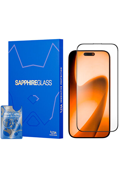 iLera Сапфирено ултра стъкло 2.0 Протектор за екран за iPhone 17 (Прозрачен)