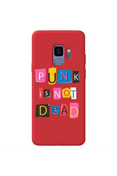 Other Samsung S9 Plus Punk is not Dead Red Colored Silicone TPU Θήκη