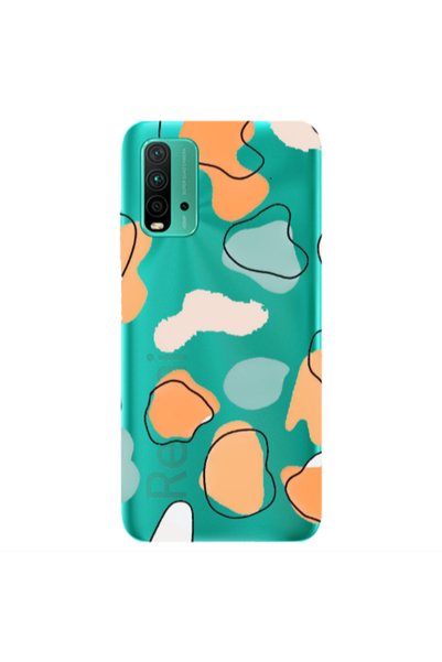 Other Xiaomi Redmi 9T Colorful spots Transparent Silicone TPU Θήκη