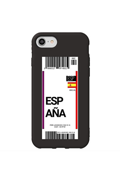 Other Apple iPhone SE 2020 Espana Arrival Black Colored Silicone TPU Θήκη