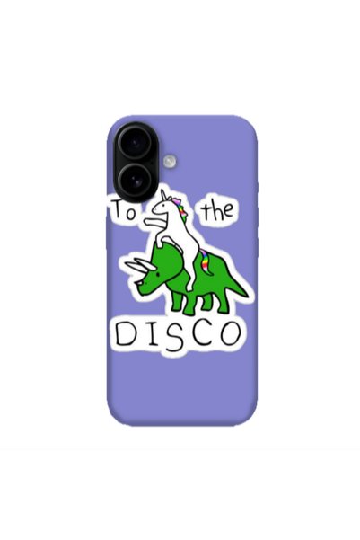 Other Apple Iphone 16 plus To the disco Purple Colored Silicone TPU Θήκη