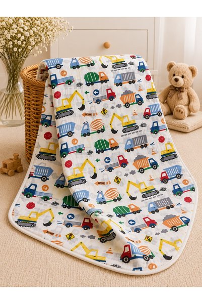 Ayd Home 100% Cotton Muslin Baby Blanket 80X80 cm Multi-Purpose Swaddle Blanket