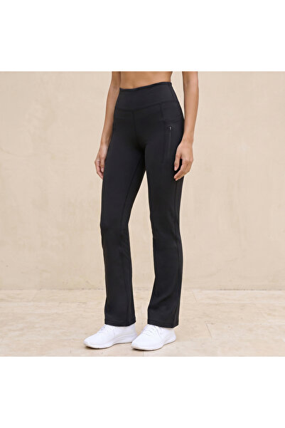 Adot 2 Way Stretch Flared Leggings