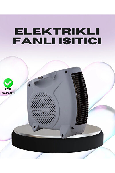 shopwave BRK Taşınabilir Fanlı Isıtıcı Elektrikli Termik Korumalı Oda Isıtıcı